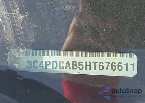 2017 Dodge Journey Se из США, поврежденный, VIN 3C4PDCAB5HT676611